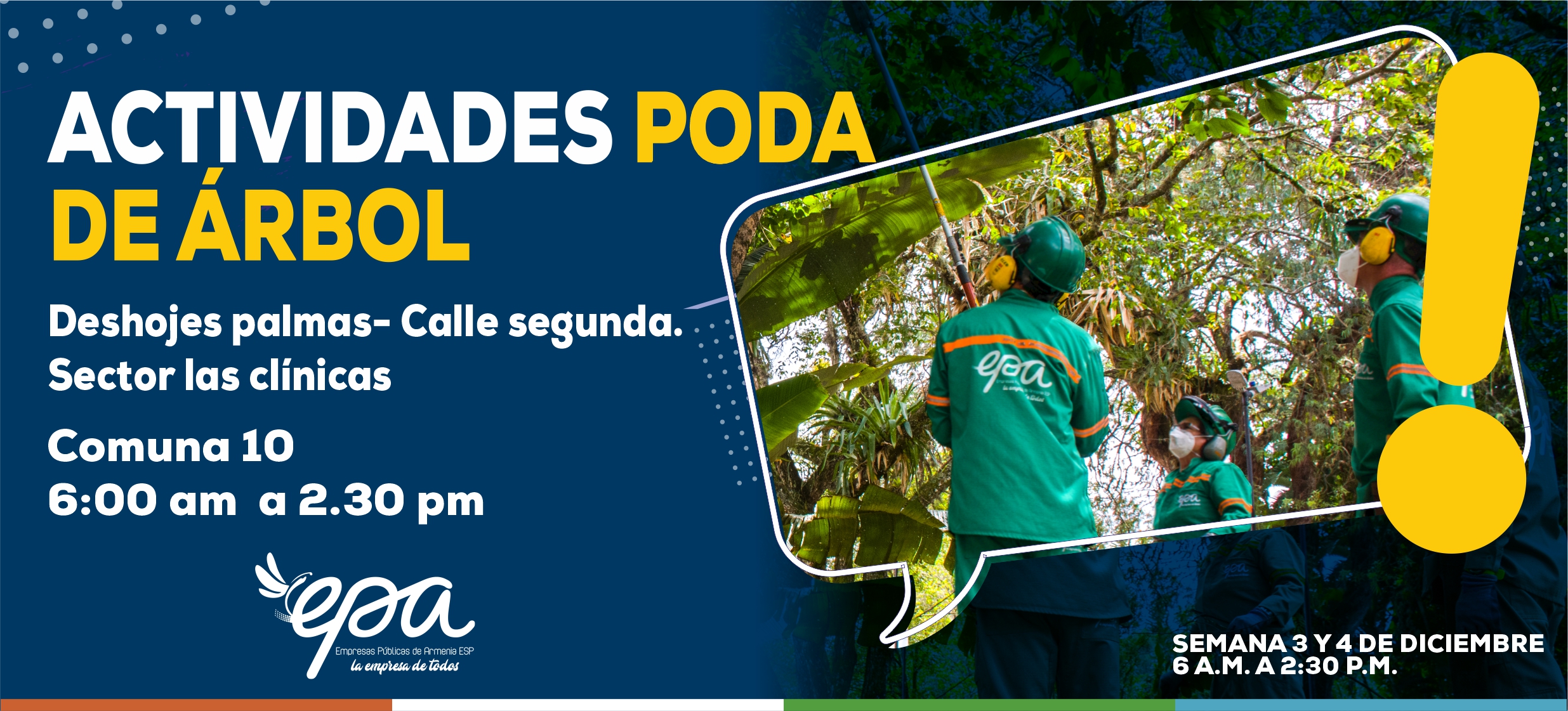 PODA DE ÁRBOL URBANO SEMANA 3 Y 4 DE DICIEMBRE COMUNA 10 gráfica 2