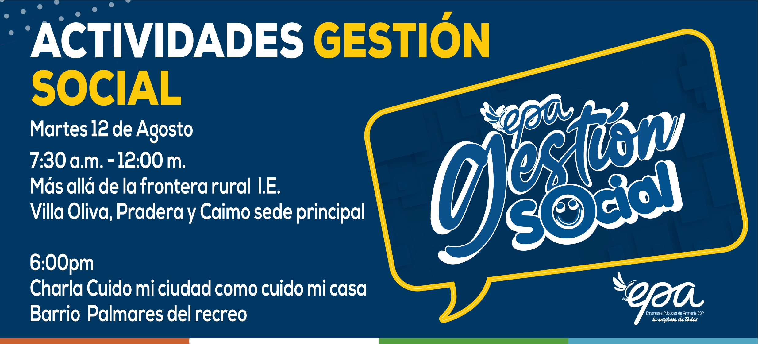 gráfica gestión social agosto 12