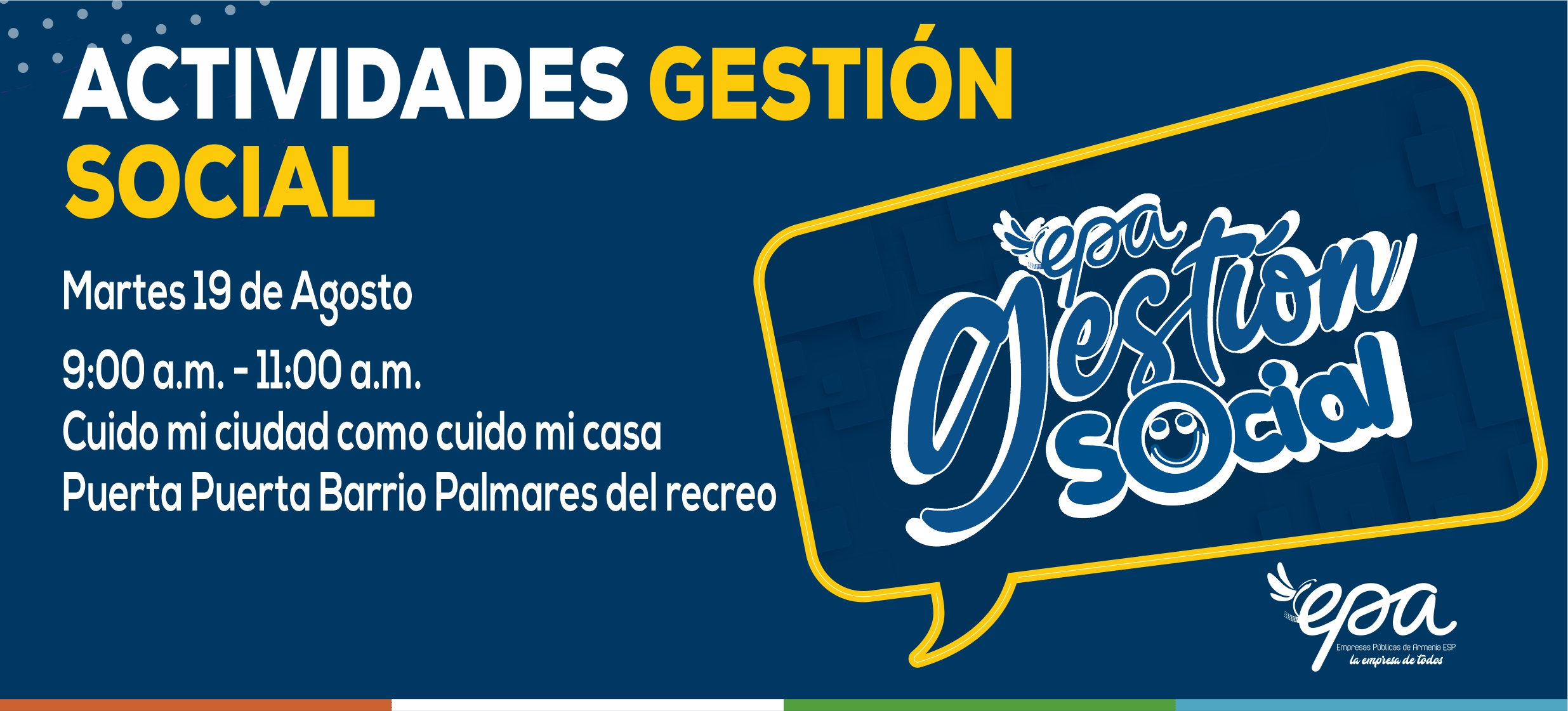 gráfica gestión social agosto 19