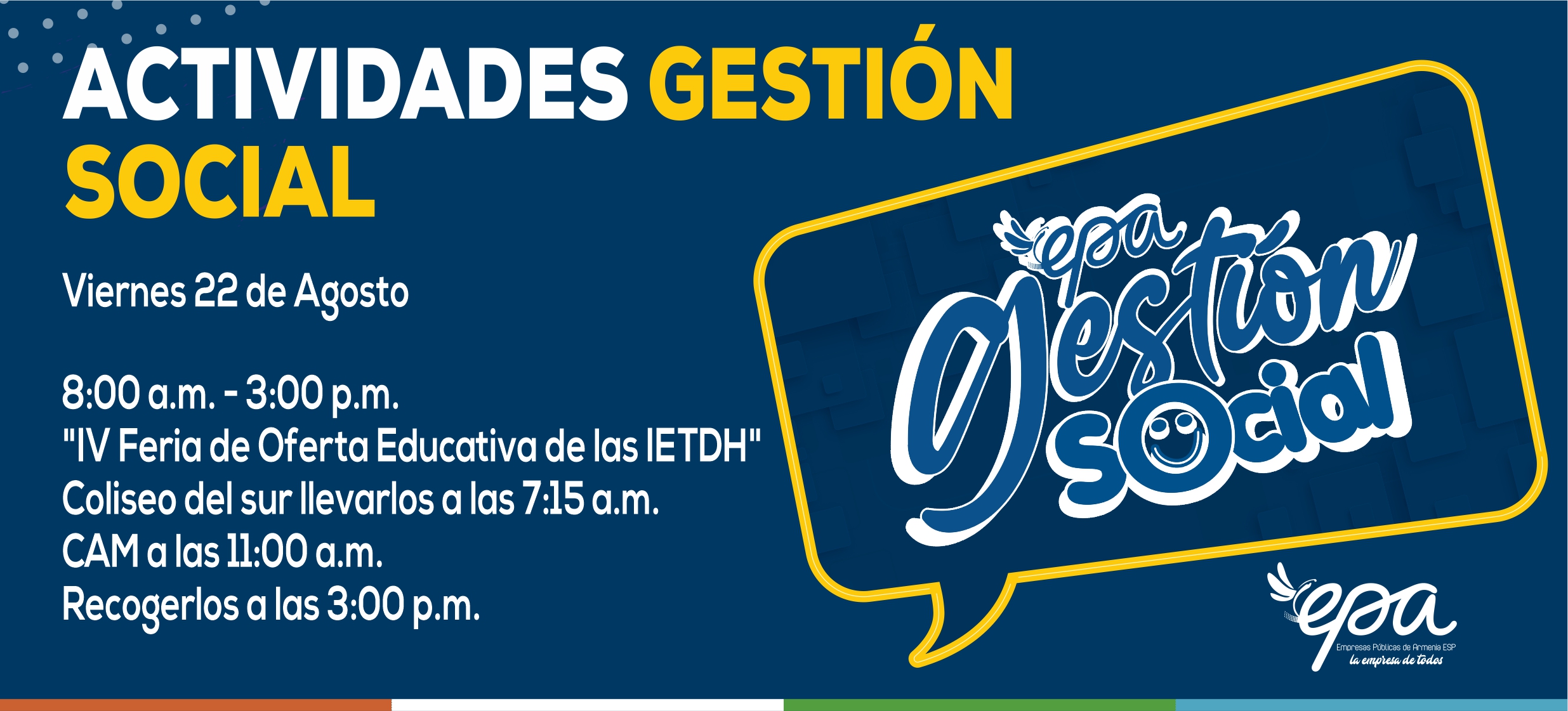gráfica gestión social agosto 22