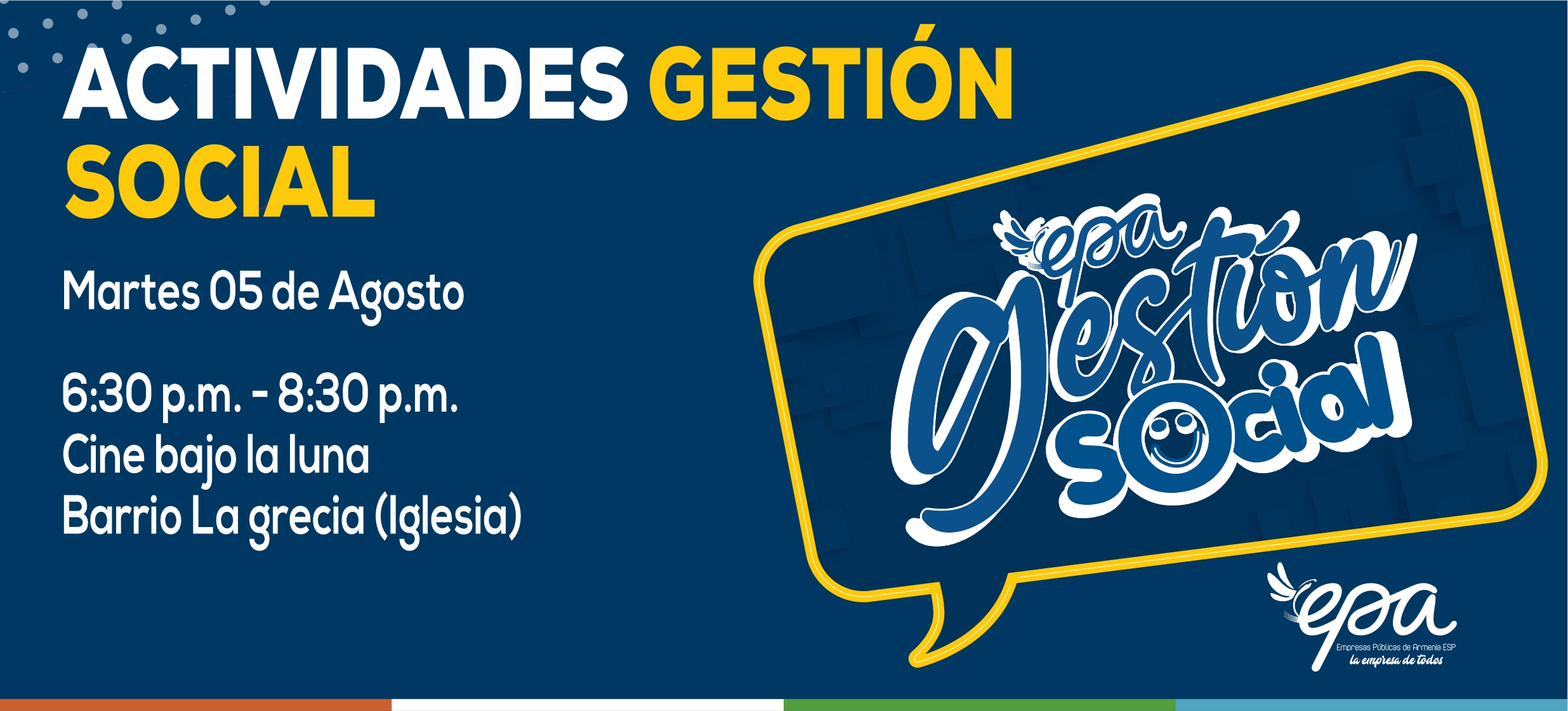 gráfica gestión social agosto 5