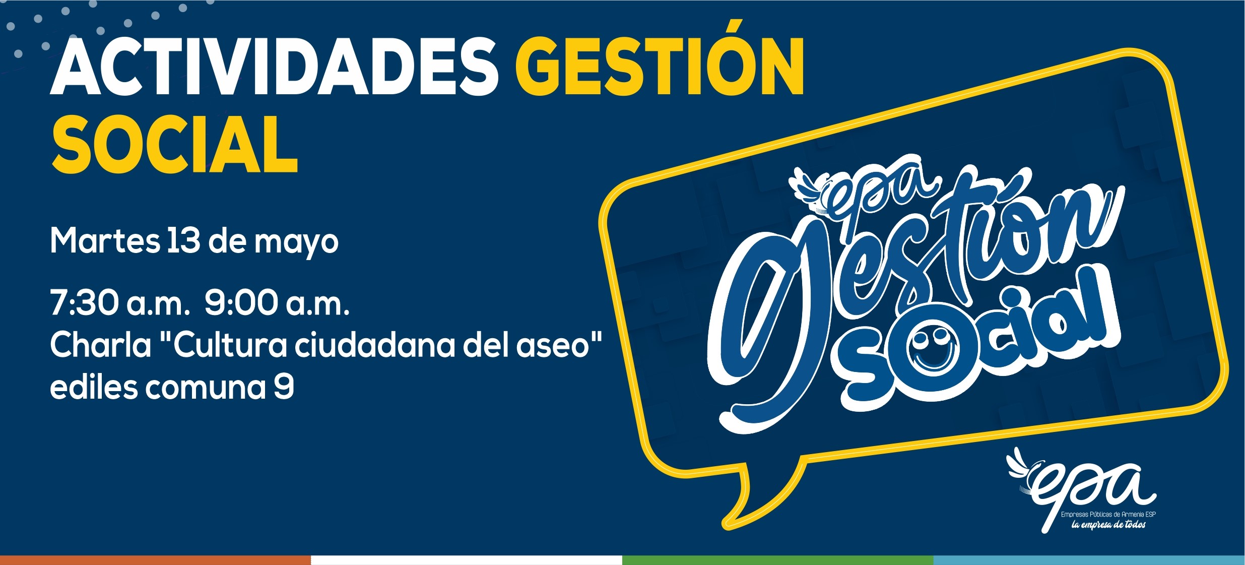 martes 13 de mayo Charla cultura ciudadana del aseo ediles comuna 9 2